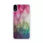 Handyhülle iKins für iPhone XR – Wasserblumen-Design, weiß