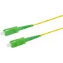 Logilink Professional - Patchkabel - SC/APC Singlemode (M) zu SC/APC Singlemode (M) - 0,5 m - 2 mm - Glasfaser - Simplex - 9/125 Mikrometer - G.657.A2/OS2 - Halogenfrei, Inne