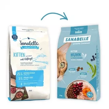 Bosch Sanabelle Life Kitten Trockenfutter für Kätzchen mit Huhn und Preiselbeeren, 8 kg