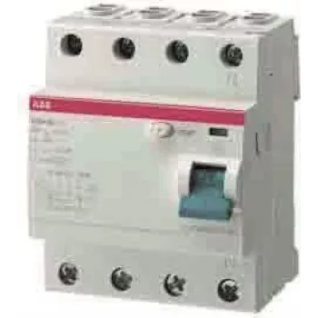 ABB STOTZ-KONTAKT Fehlerstrom-Schutzschalter 4p, Typ F, 63A, 30mA F204F-63/0 (2CSF204325R1630)