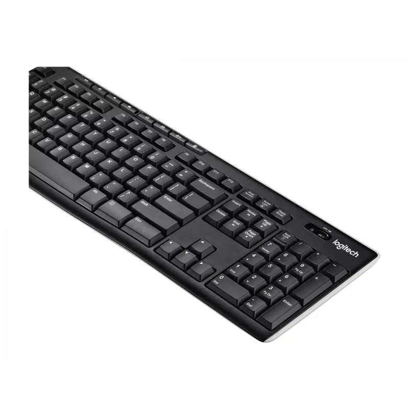 Logitech K270 Wireless Keyboard mit Unifying Receiver in Schwarz