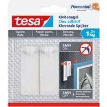 tesa 77773 Klebenagel für Tapeten und Putz 1 kg Inhalt: 6 Stück (77773)