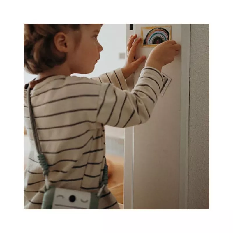 Kinder-Digitalkamera KIDYWOLF Kidyprint Grün Weiß