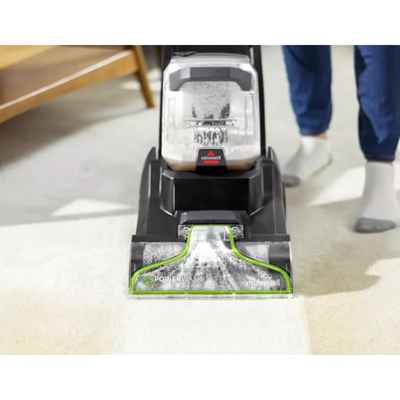 Bissell | PowerWash Pet, aufrechter Teppich- und Polsterreiniger | 3878N | Kabelgebundener Betrieb | Handgerät | Waschfunktion | 600 W | Schwarz/Limette | Garantie 24 Monate