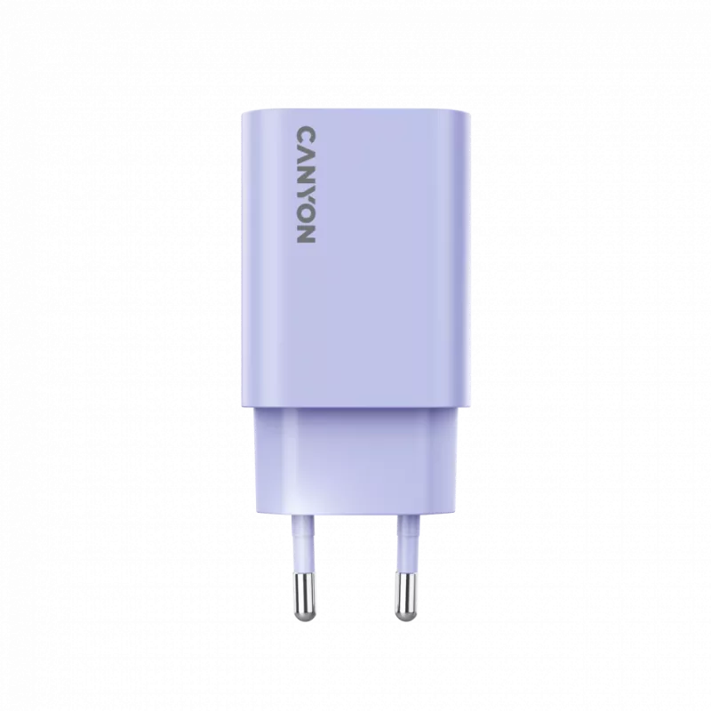 Wandladegerät CANYON OnCharge 30CL, 30W USB-C PD, 1x PD-Ausgang, EU-Stecker, Lila