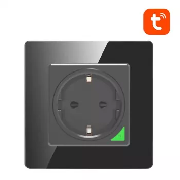 Smart-Steckdose Avatto N-WOT10-EU-B Wi‑Fi mit Energieverbrauchserfassung, EU-Stecker