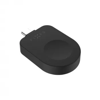 Festes USB-C-Ladeadapter FIXED FIXDW-AWAP-BK für Apple Watch Powerstation Uni, kompakter Ersatz