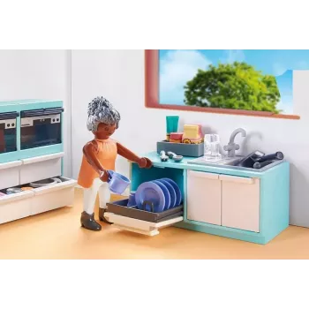 Küche Playmobil My Life Kitchen 71608 Mehrfarbig Kunststoff 4-10 Jahre
