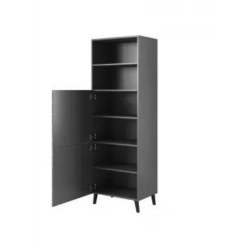 Aufbewahrungsschrank cama meble ABETO 60×40×176,5 cm Graphit/glänzendes Graphit