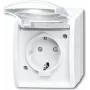 BUSCH JAEGER 20 EBW-54 - CEE 7/3 - 2P+E - Weiß - IP44 - 250 V - 16 A