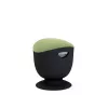 Up Up Seul ergonomischer Balancehocker Schwarz, D42 Grüner Stoff