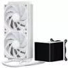 Jonsbo D32 PRO PC-Gehäuse + TRYX PANORAMA SE Complete Liquid Cooling, ARGB - 240mm, Weiß