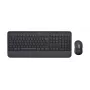 Logitech Signature MK650 for Business - Tastatur-Maus-Set - Kabellos - 2,4 GHz, Bluetooth LE - QWERTY - Spanisch - Graphit