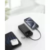 PowerBank mit USB-C-Kabel 20000 mAh 30W Schwarz