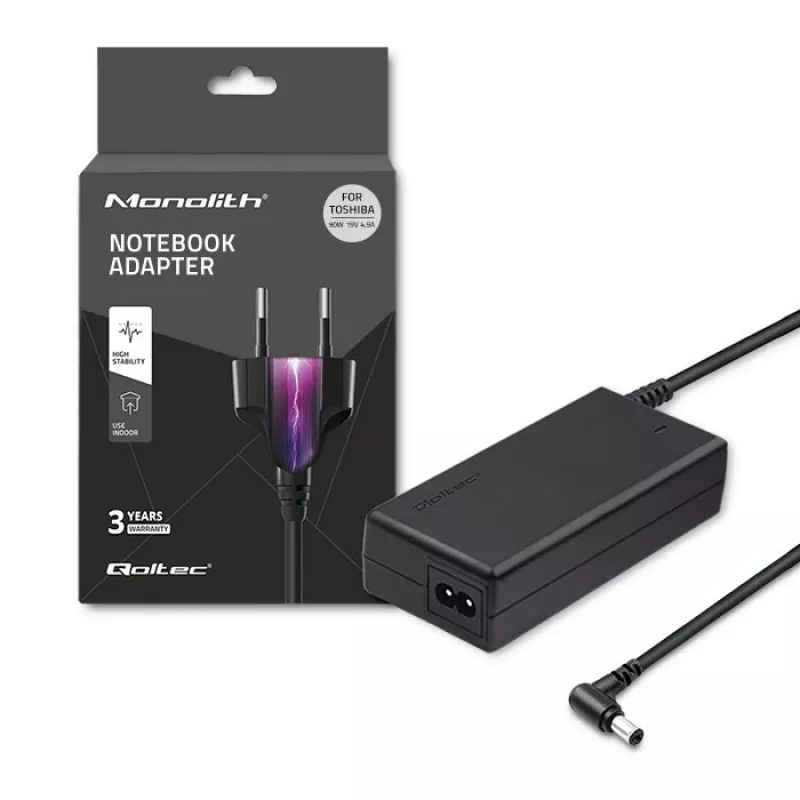 Qoltec 50076 90W Netzteil/Wandler Indoor Schwarz