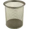 helit Pen Cup Mesh H2518100 9x10cm Rund Einzelgang Metall Silber (H2518100)