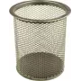 helit Pen Cup Mesh H2518100 9x10cm Rund Einzelgang Metall Silber (H2518100)