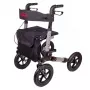 Walker (Rollator) ANTAR AT51036 — schwarz, Sitzhöhe 27,9 cm (11 Zoll), 9 kg, max. Belastung 136 kg, Breite 870 mm, Tiefe 630 mm