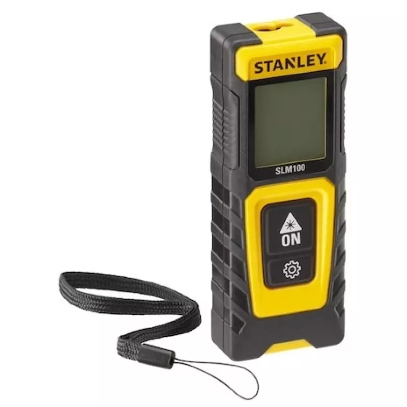 Entfernungsmesser STANLEY SLM100 — Laser-Reichweite 30 m, kompaktes Handmessgerät