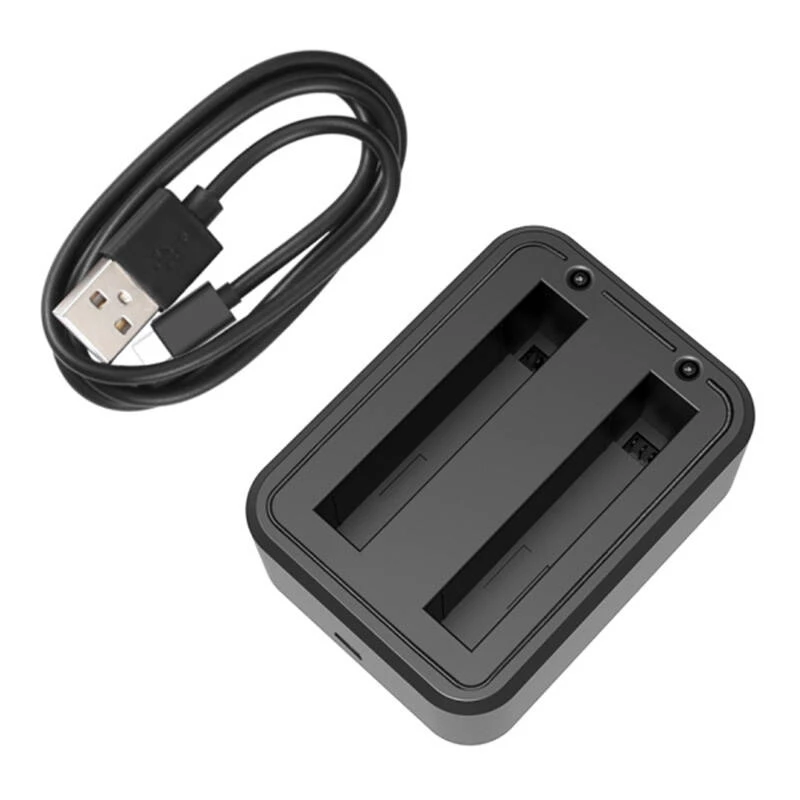 Puluz USB Dual-Ladegerät PU818 für Insta360 X3 — Dual-Slot USB-Ladung