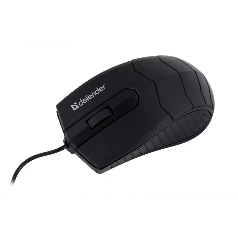 Optische beidhändige Maus DEFENDER HIT MB-530 — 1000 DPI, USB Typ-A, Schwarz, 1,5 m Kabel