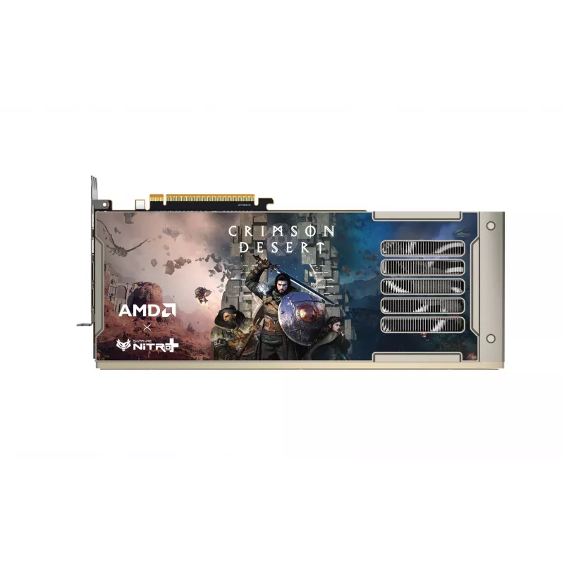 Grafikkarte Sapphire NITRO+ Radeon RX 9070 XT OC Crimson Desert Edition — 16 GB GDDR6, 256-Bit, PCIe 5.0
