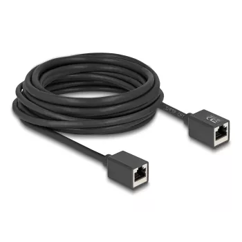 Netzwerkkabel DeLOCK 90334 RJ-45 Cat6a 7,5 m Schwarz