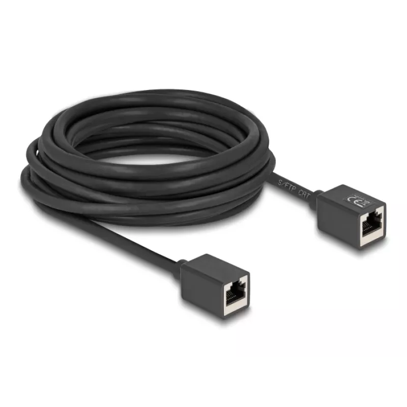 Netzwerkkabel DeLOCK 90334 RJ-45 Cat6a 7,5 m Schwarz