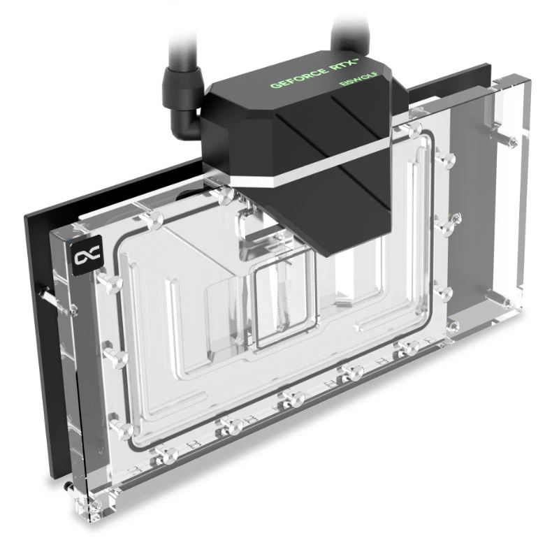 Wasserkühler Alphacool 14488 Acryl Messing Nylon Schwarz Transparent