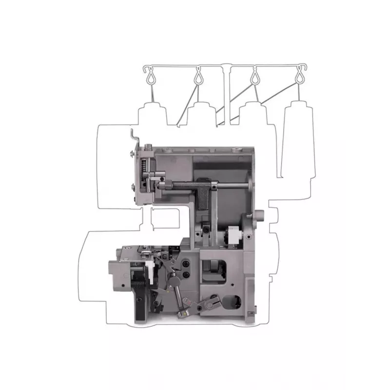 SINGER Nähmaschine HD0405 elektrisch silber Heavy-Duty
