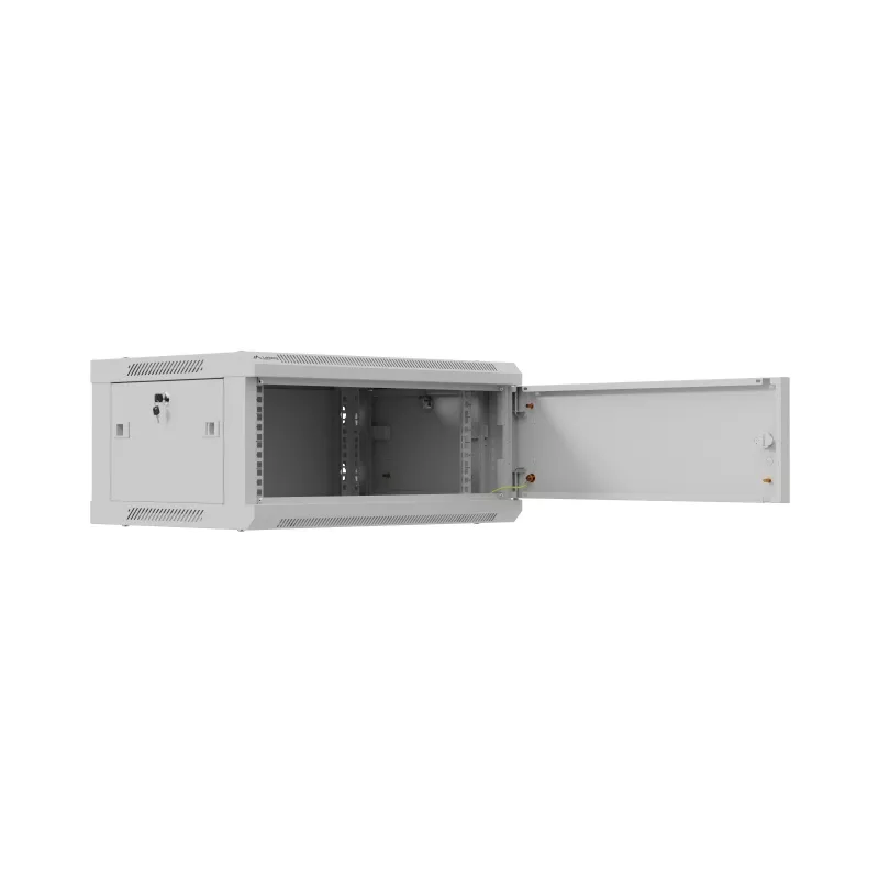 Wandmontierbarer 19-Zoll-Installationsschrank LANBERG WF01-6404-00S 4U 600×450 mm, grau