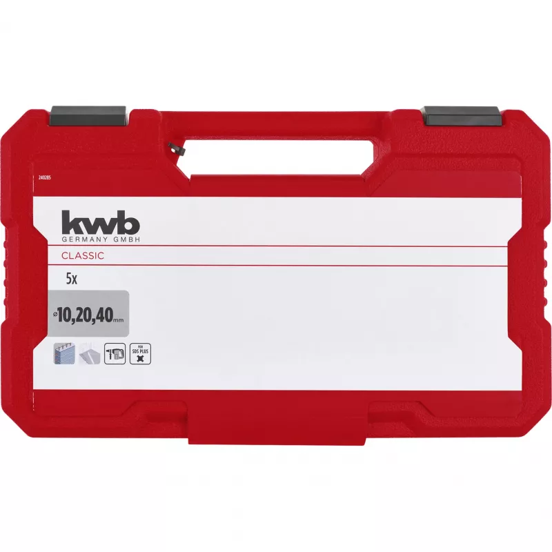 Meißelset KWB 240285, 5-teilig, SDS-Plus-Schaft