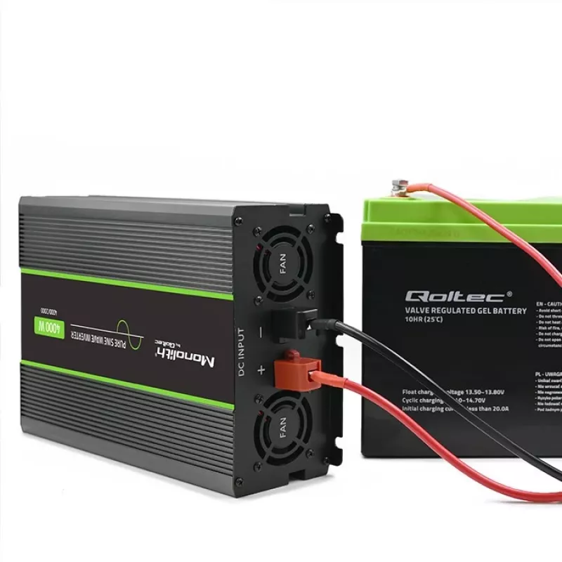 Qoltec Monolith Stromadapter/-wandler Auto 4000 W Schwarz