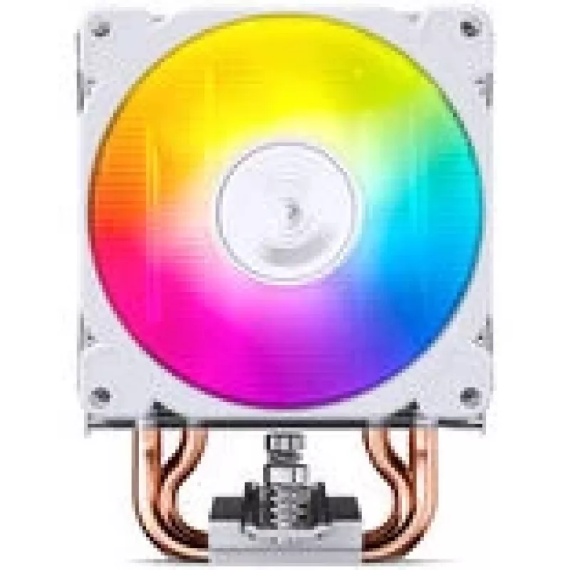 CPU-Kühler Jonsbo CR-1400E 92mm ARGB Weiß — 92mm Lüfter, ARGB-Beleuchtung, weiße Oberfläche