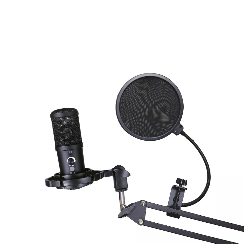 Studiomikrofon Easypix 62021 Schwarz