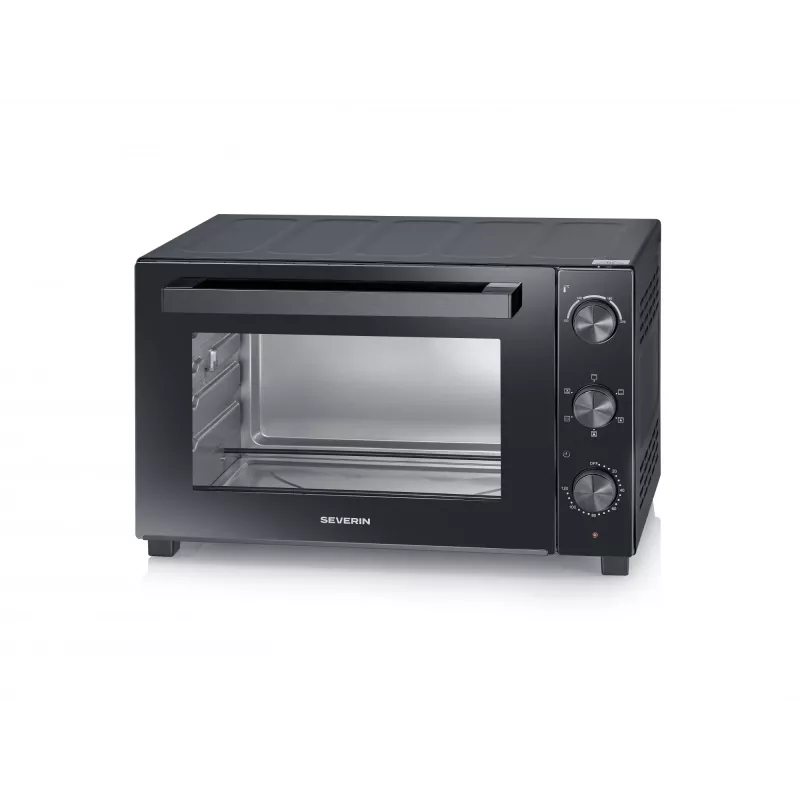 Freistehender Tisch-Elektrobackofen SEVERIN TO 2076 — 46 L, 1800 W, freistehend, schwarz, 515×420×365 mm