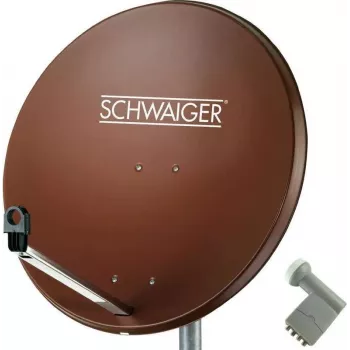 Satelliten-TV-System SCHWAIGER SPI9962SET9 für 4 Teilnehmer, 80 cm Schüssel