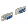 Kabelverbinder DeLOCK 65882 Sub-D 9-polig Blau Silber