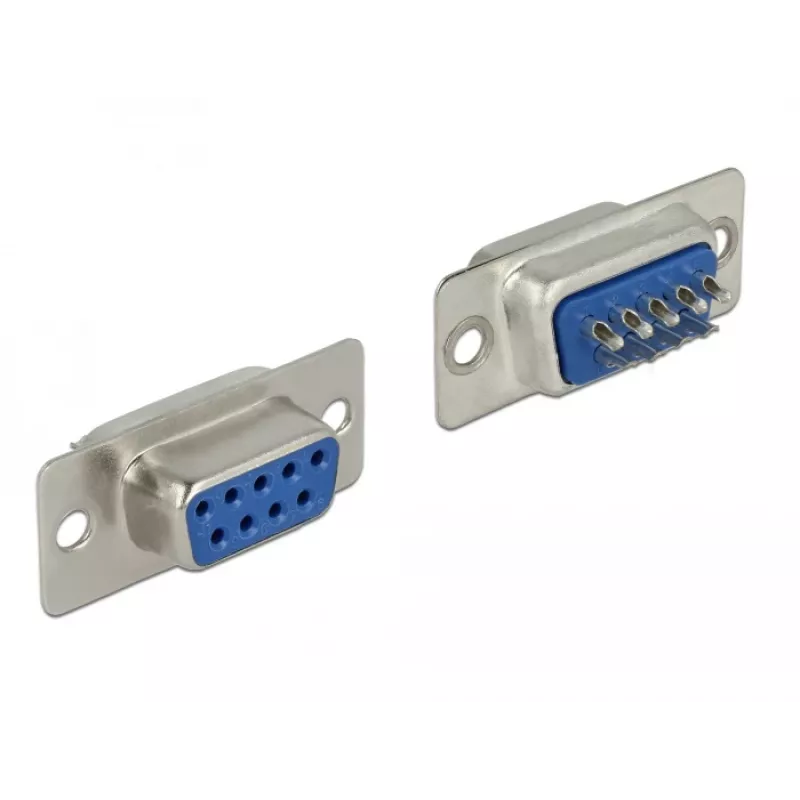 Kabelverbinder DeLOCK 65882 Sub-D 9-polig Blau Silber