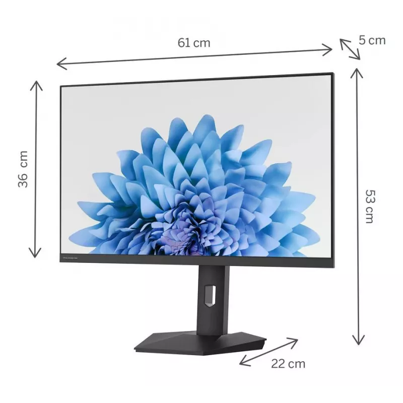 LCD-Monitor | THOMSON | 27 | 1920 x 1080 Pixel | Full HD | Natives Seitenverhältnis 16:9 | Flach | M27FB5C15