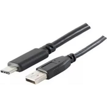 USB-Kabel ShiverPeaks BS77143-1.0 USB 2.0 1 m USB C USB A Schwarz