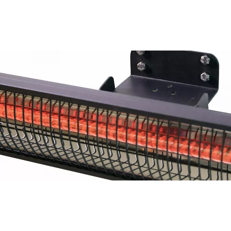 Infrarot-Heizstrahler SUNRED RD-DARK-25, 2500 W, Wandmontage, IP55, schwarz