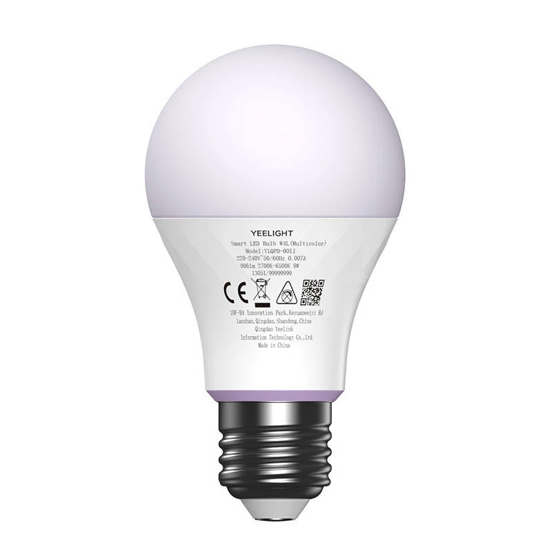 YEELIGHT W4 Intelligente Glühbirne Wi-Fi/Bluetooth E27 Farbe (YLQPD-0011) 1 Stück