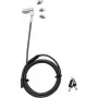 Kabelschloss DICOTA D31700 Schwarz Silber 2 m