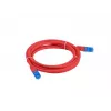 LANBERG PATCHCORD S/FTP CAT.6A 0.5M ROT LSZH