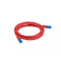 LANBERG PATCHCORD S/FTP CAT.6A 0.5M ROT LSZH