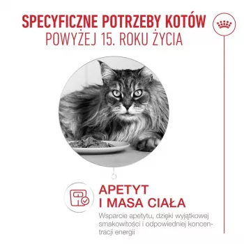 Trockenfutter für Katzen Royal Canin FHN Cat Ageing 15+ 2 kg — für Seniorkatzen ab 15 Jahren, Geflügelgeschmack, 31% Protein