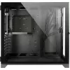 C-703 Vision ATX Gaming-Gehäuse, Temperglas, Schwarz