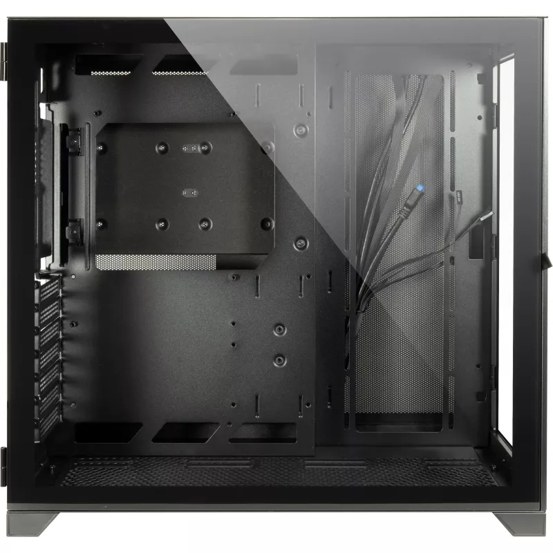 C-703 Vision ATX Gaming-Gehäuse, Temperglas, Schwarz