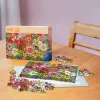 Ravensburger Feel Well & Puzzle - Blumenfenster, 100 Teile, taktile Elemente